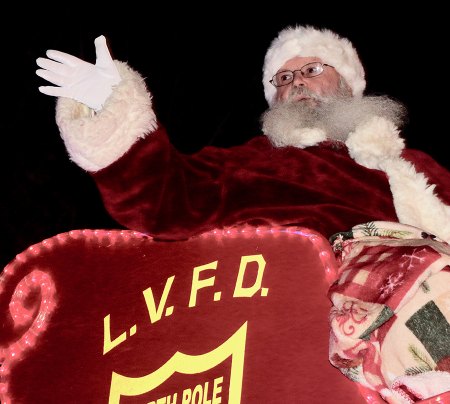 Santa Claus made his annual appearance at the Lemoore Christmas Parade.